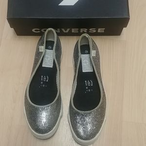 Converse One Star ballet size 6.5 sequin